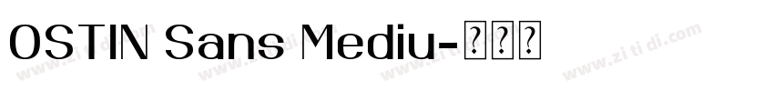 OSTIN Sans Mediu字体转换 OSTIN Sans Mediu字体转换